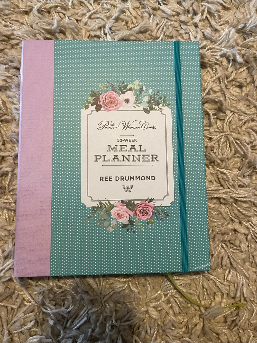 The Pioneer Woman Teal and Pink 52-Week Meal Planner
